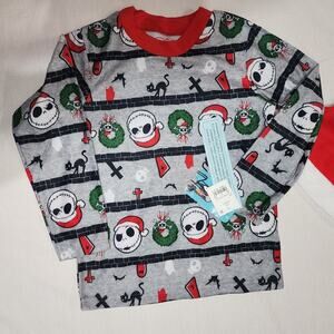The Nightmare before Christmas toddler pajama set with Santa hat XS 4/5